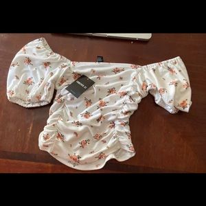 Forever 21 puff sleeve top